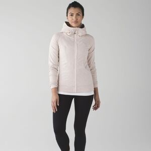 Lululemon Scuba Hoodie III in heathered butter pink